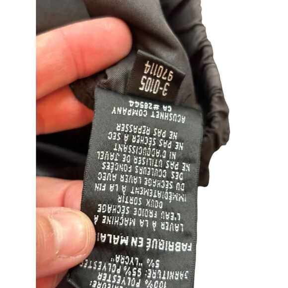 FootJoy Men's Large Windbreaker Pullover Jacket Black Lightweight Nylon - Picture 8 of 11